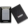 Zippo 29698 — матовая зажигалка с орнаментом пламени