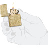 Зажигалка ZIPPO ARMOR® LUXURY WAVES DESIGN 46273