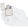 Зажигалка ZIPPO CLASSIC GLOW IN THE DARK 49193ZL