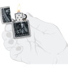 Зажигалка ZIPPO GRIM BEAUTY 46151