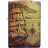Зажигалка ZIPPO PIRATE SHIP 49355