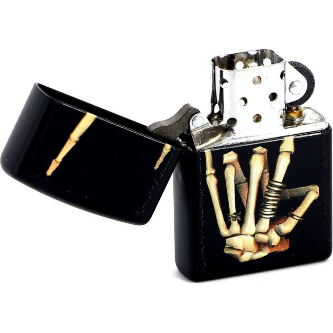 Зажигалка Zippo Classic 28438, чёрная глянцевая
